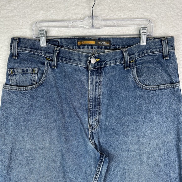 VTG Levi's Jeans Mens 38x38 Silvertab Y2K Baggy Wide Leg Skate Grunge 90s